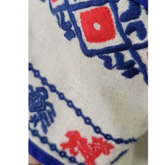 Anthropologie THML Jacket Womens Size X-Small Embroidered Bohemian Boho Chic - Picture 5 of 7